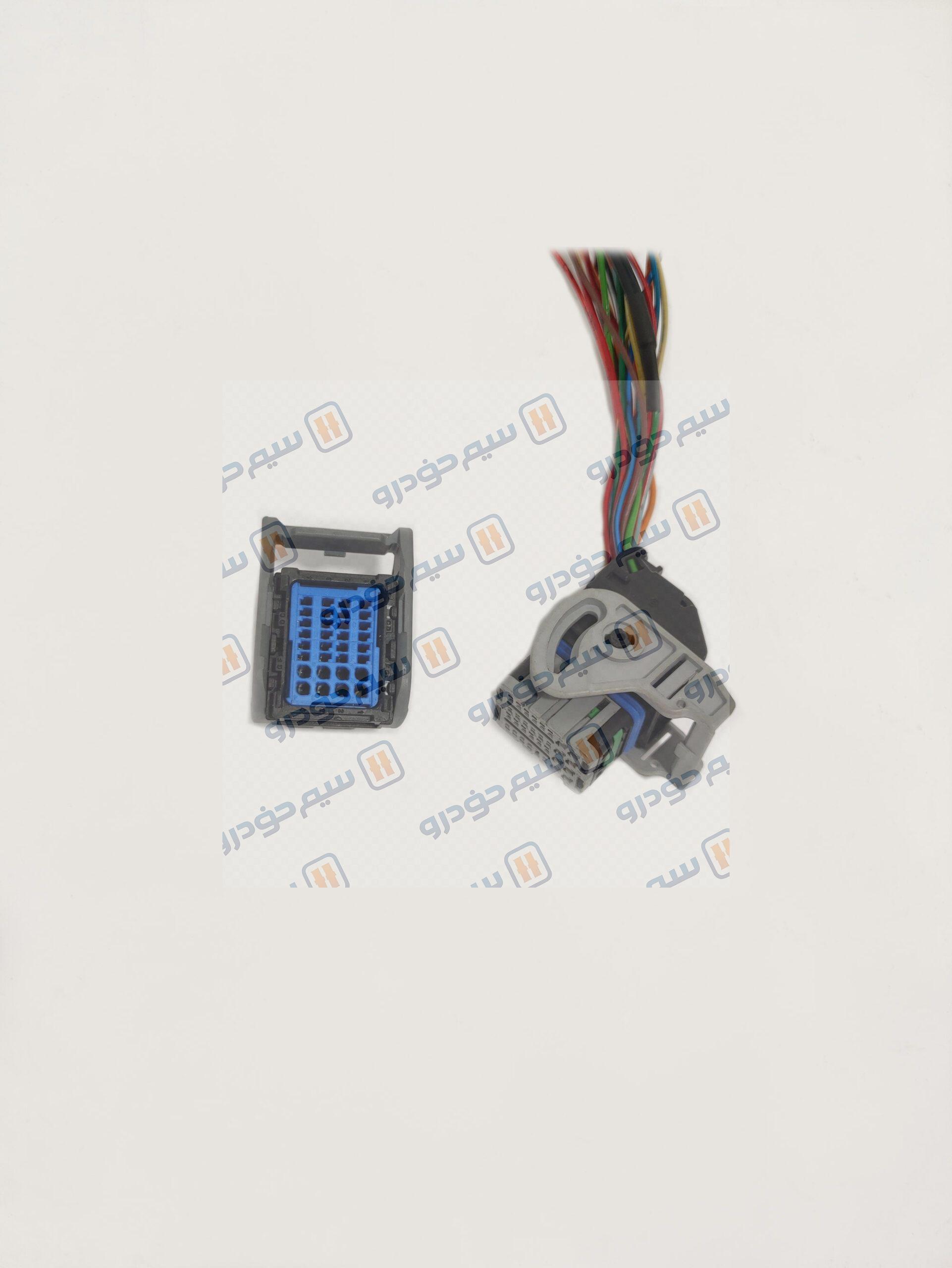 سوکت 32 خانه ECU طوسی